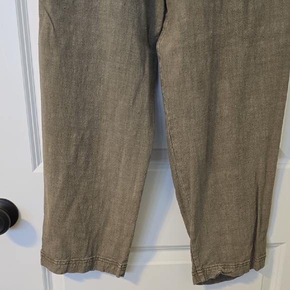 Free People Calla Linen Blend Pleated Trouser Pants. Size 0 - Picture 12 of 16